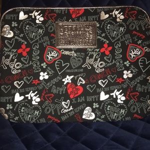 Coach Poppy 15'' Graffiti Laptop Case